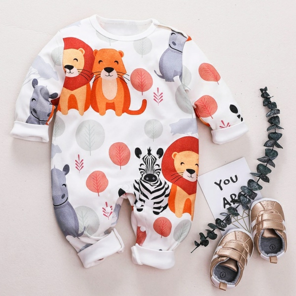 HOST Pick 🎉Baby Boy/Girl Animal Printed Jumpsuit